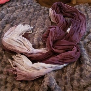 Purple american eagle scarf